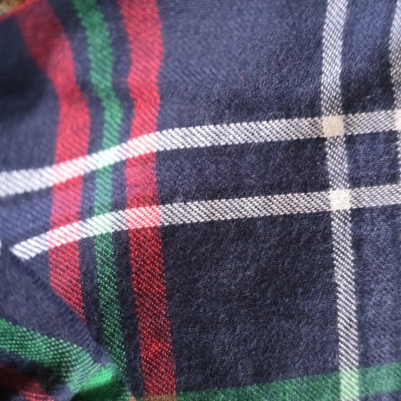 JAMMIES FOR FAMILIES BOYS 2 PIECE BLUE PLAID PAJAMA SET SIZE 12 - Picture 11 of 11